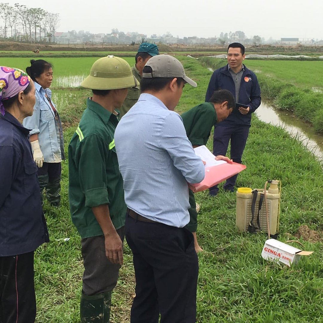 UPLLtd's tweet photo. We believe in progressing through innovation. Here's a look at our latest product demonstration &amp; farmer meetings for our product Ginga, in Northern Vietnam.

Know more: https://t.co/AhOw74aqu0

#OpenAg #UPLVietnam #OnFieldWithUPL #OpenInnovation #GrowWithUPL #FarmerEngagement https://t.co/qiKK5ch0Yo