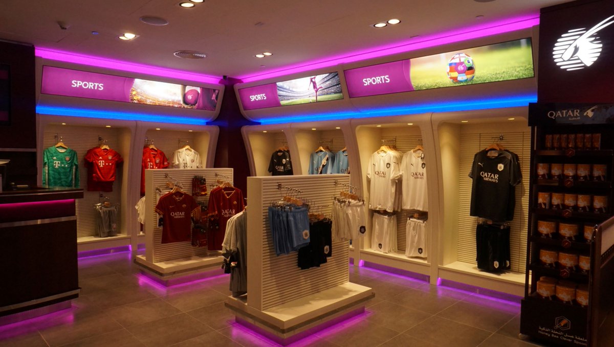 Qatar Duty Free On Twitter It S National Sports Day Shop Our Selection Of Team Apparel From Top Global Sports Clubs Including Paris St Germain Bayern Munich Al Saad And As Roma Plus