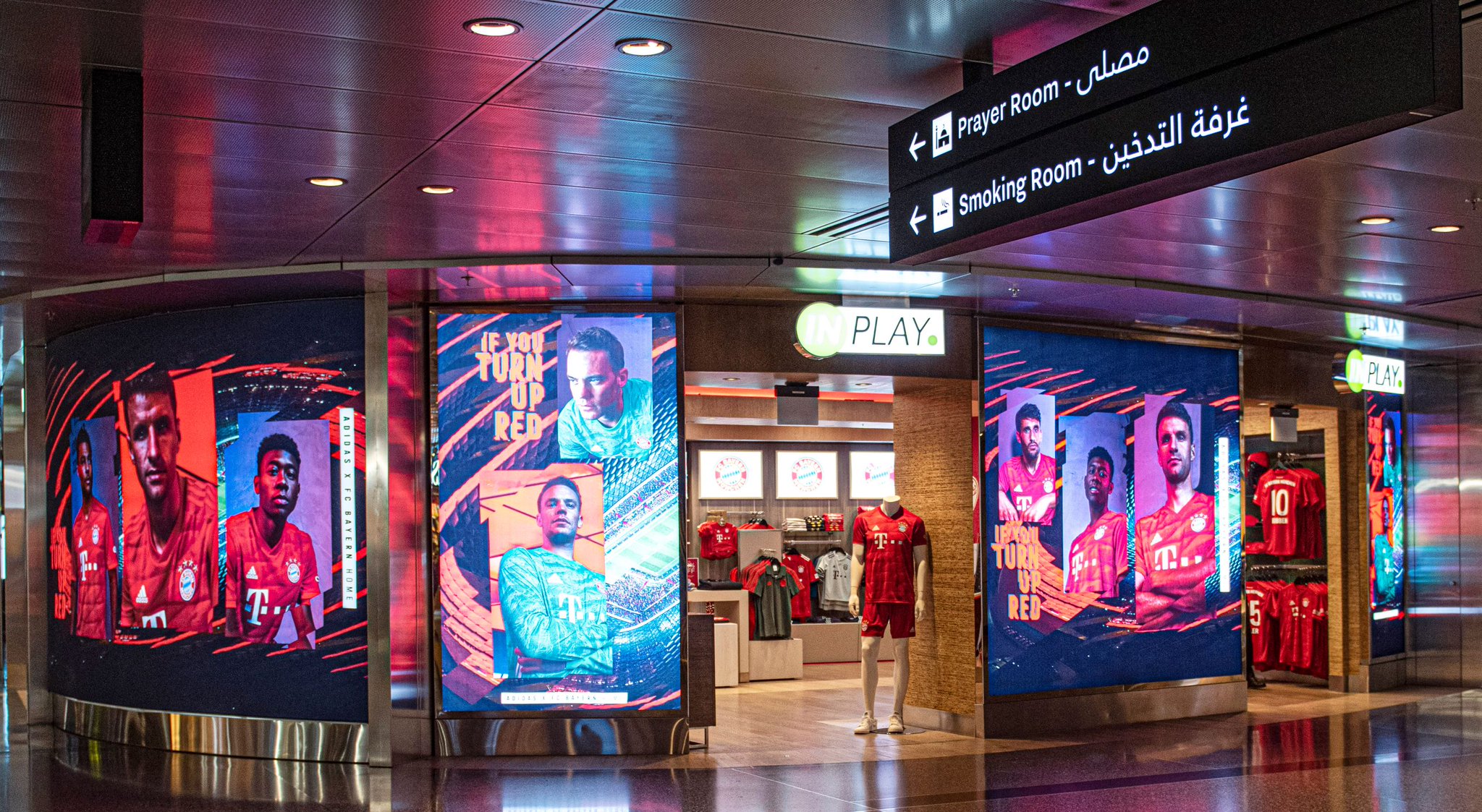 Qatar Duty Free It S National Sports Day Shop Our Selection Of Team Apparel From Top Global Sports Clubs Including Paris St Germain Bayern Munich Al Saad And As Roma Plus