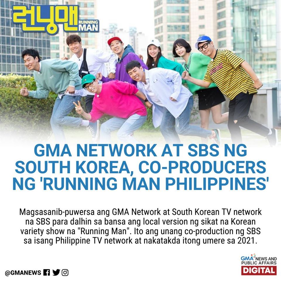 Darating na sa Pilipinas ang "Running Man"!  #RunningManOnGMA 

Basahin: bit.ly/2SeG92w