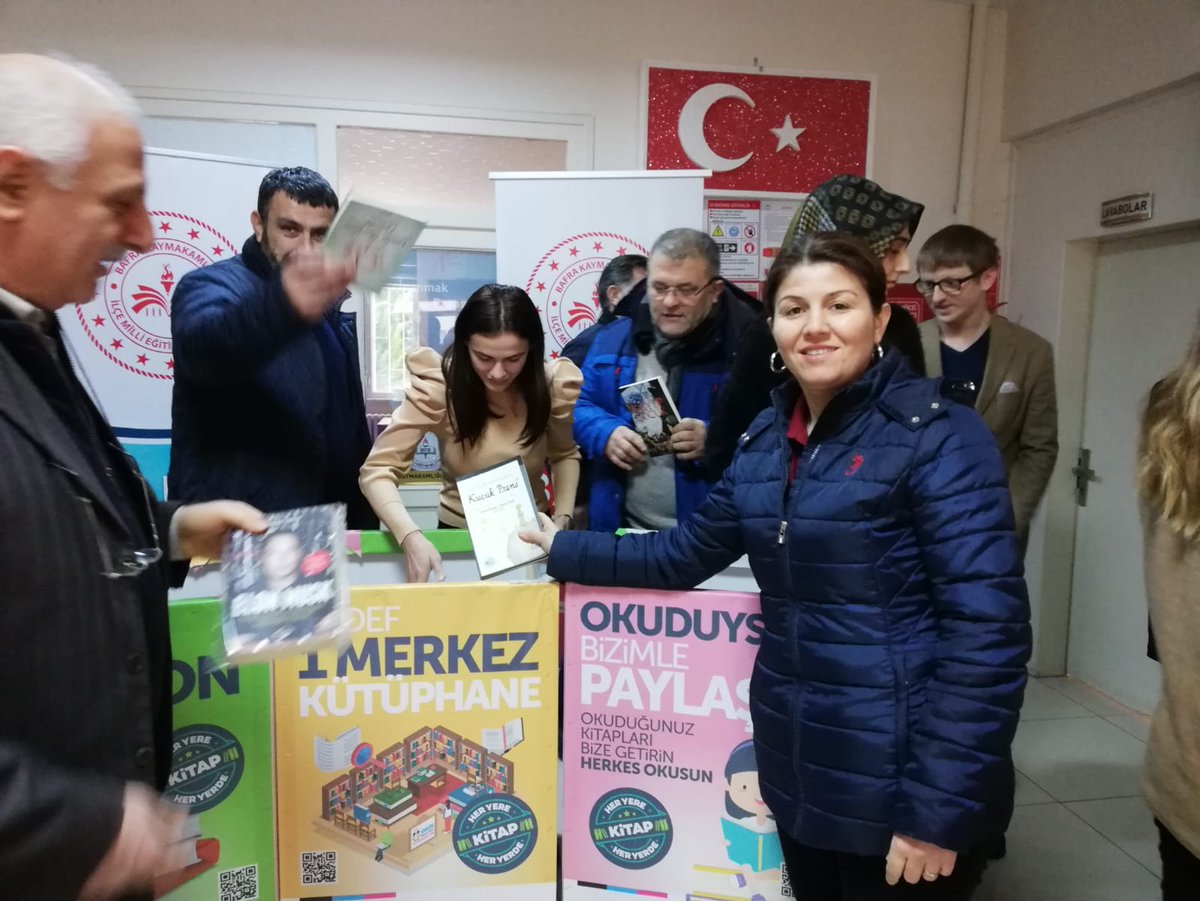 #heryerekitapheryerdekitap <a href="/SamsunOkuyor/">Samsun İçin Okuma Vakti</a> OKUDUYSAN PAYLAŞ  etkinligi kapsamında   İlçe Milli Eğitim Müdürlüğünde kampanya startı verilmistir.