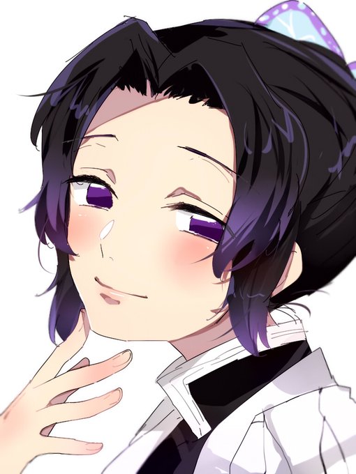 ずいさんがTwitterに投稿した胡蝶しのぶ(鬼滅の刃)のイラスト。
