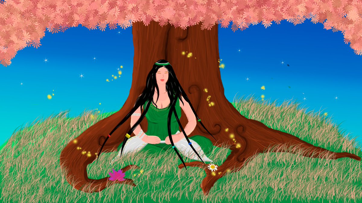 lsebastianx's tweet photo. Gaia meditates under a tree 

#HytaleFanArt

@Hytale_ES @HytaleFanArt https://t.co/rhOR3aEcnA