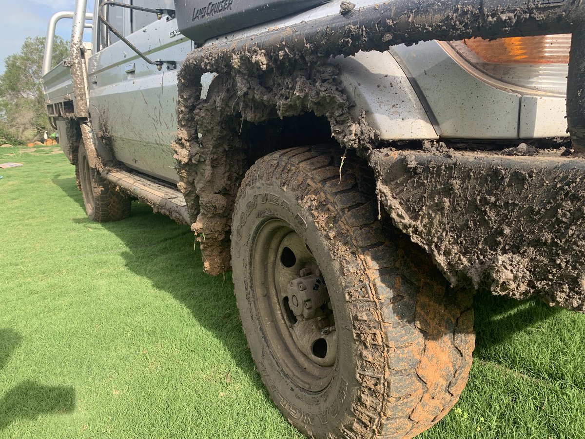 Not gunna lie - almost getting bogged to the axles was a good feeling and I was smiling. #TractionControlOFF