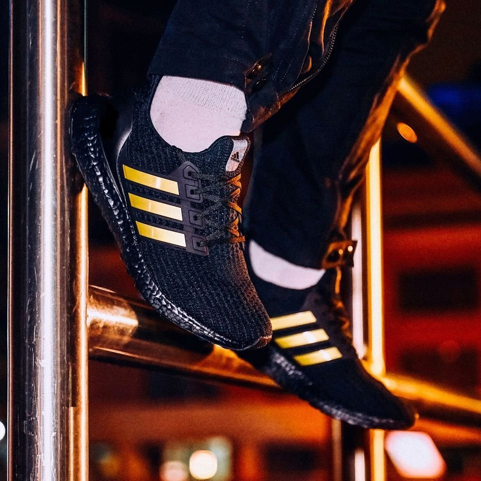 ultra boost dna black and gold