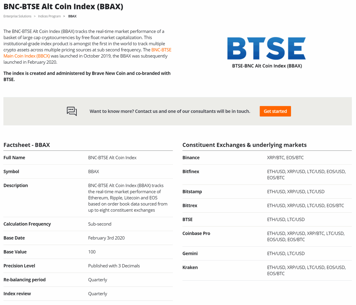 CoinindexAgency's tweet photo. @BTSEcom start to trade Altcoin Index Futures series (Feb/Mar/Jun) based on @bravenewcoin index, ticker #BBAX  Alternative, @FTX_Official Alt futures turnover up to 1.5M$

Sell all Index futures market: https://t.co/wECw3jXEo7 

#altcoins #BTSE #Derivatives #FTX #BBAX https://t.co/22WMsvEcuL
