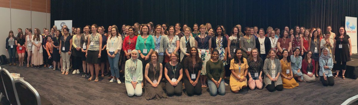malyne's tweet image. Happy International Day of Women and Girls in Science! Today at #AMOS2020 we celebrate women and their contributions to the climate, weather, oceans and related sciences @WomenScienceDay 🎉