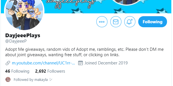 ArtsyBellx's tweet photo. @DayjeeeP @makaylamacaron This is proof of me following and I'm posting the other proof now https://t.co/BDhJ1nvJBL