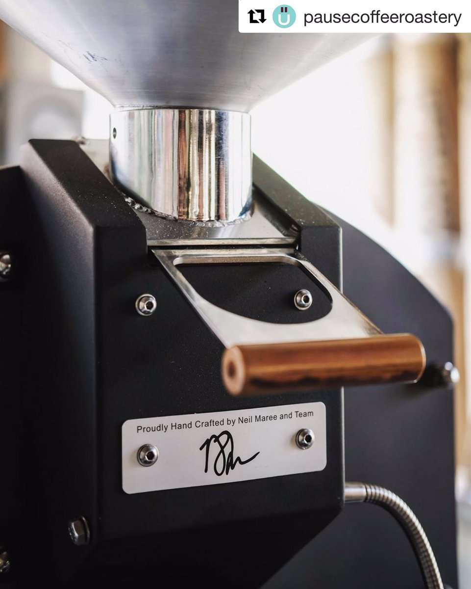 GenioRoasters's tweet photo. Proudly hand crafted by GENIO for PaΓΌse, to proudly roast their new lot of Colombia Tolima or and Rwanda Honey Process. π₯βοΈ
#PauseCoffeeRoastery #PauseCoffee #GenioRoasters #specialtycoffeeroaster https://t.co/O78A2DA3a6