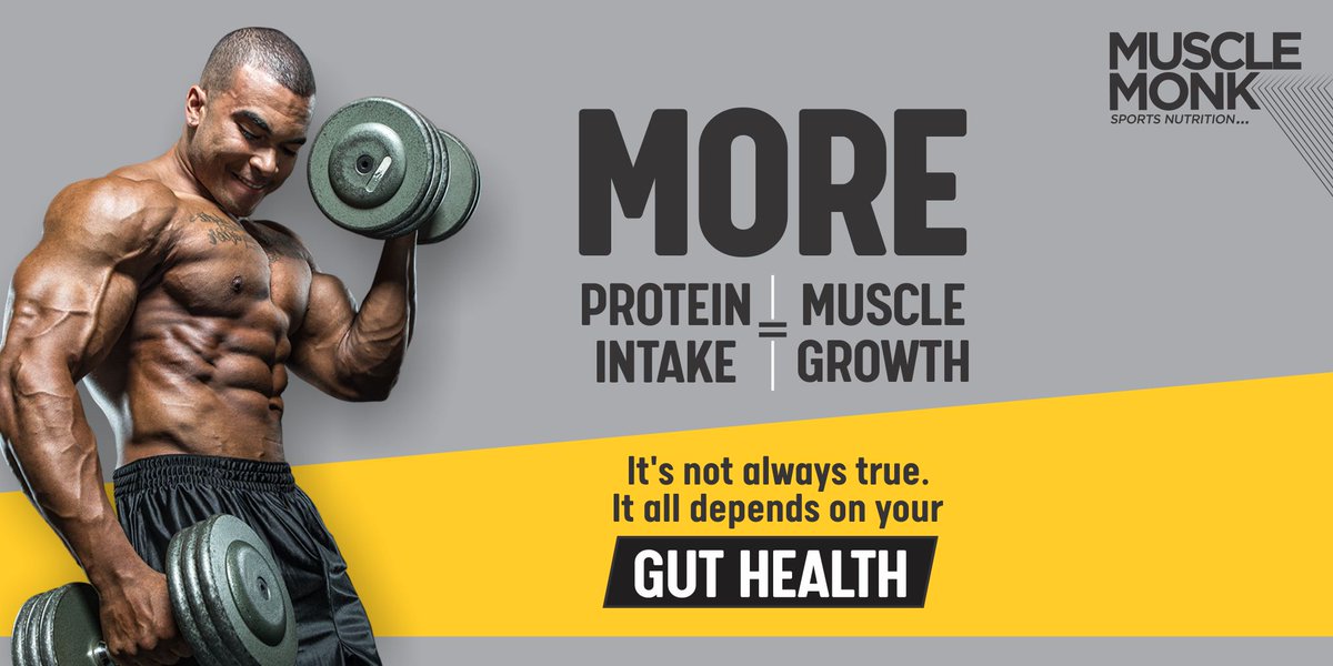musclemonkindia's tweet photo. Do you also believe that 40 grams of protein intake is absorbed at whole by the body? Well, that’s not TRUE!
#MuscleMonk #LetTheActionSpeak #fitness #muscle https://t.co/J1GDlHepDj