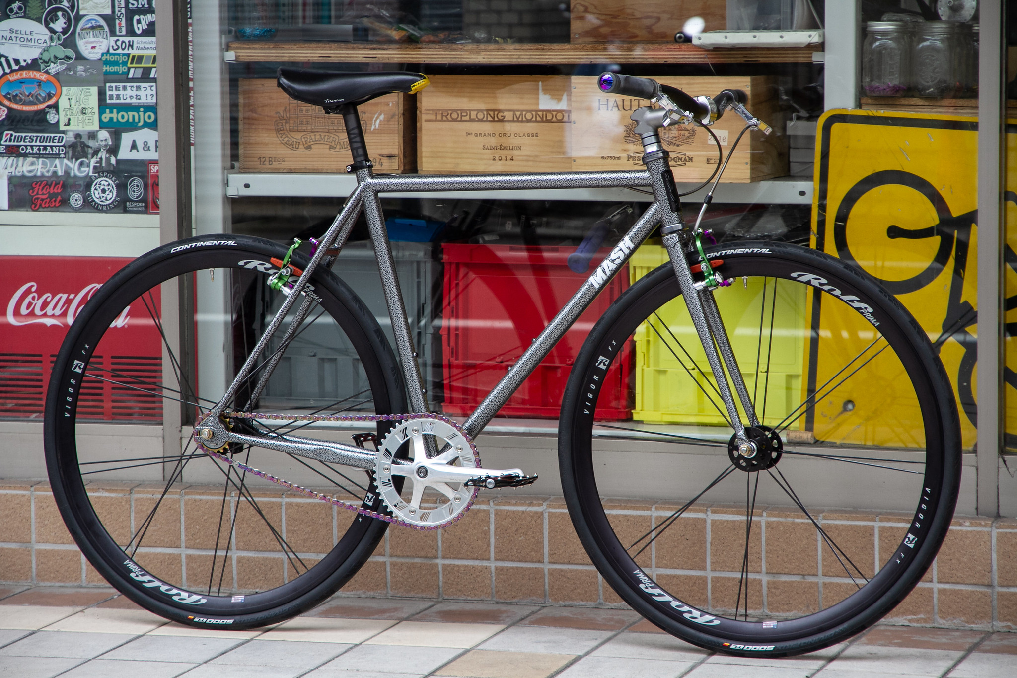 Bicycle Wheel Mash Steel Frame Mash Work Frameset BLUE LUG On X