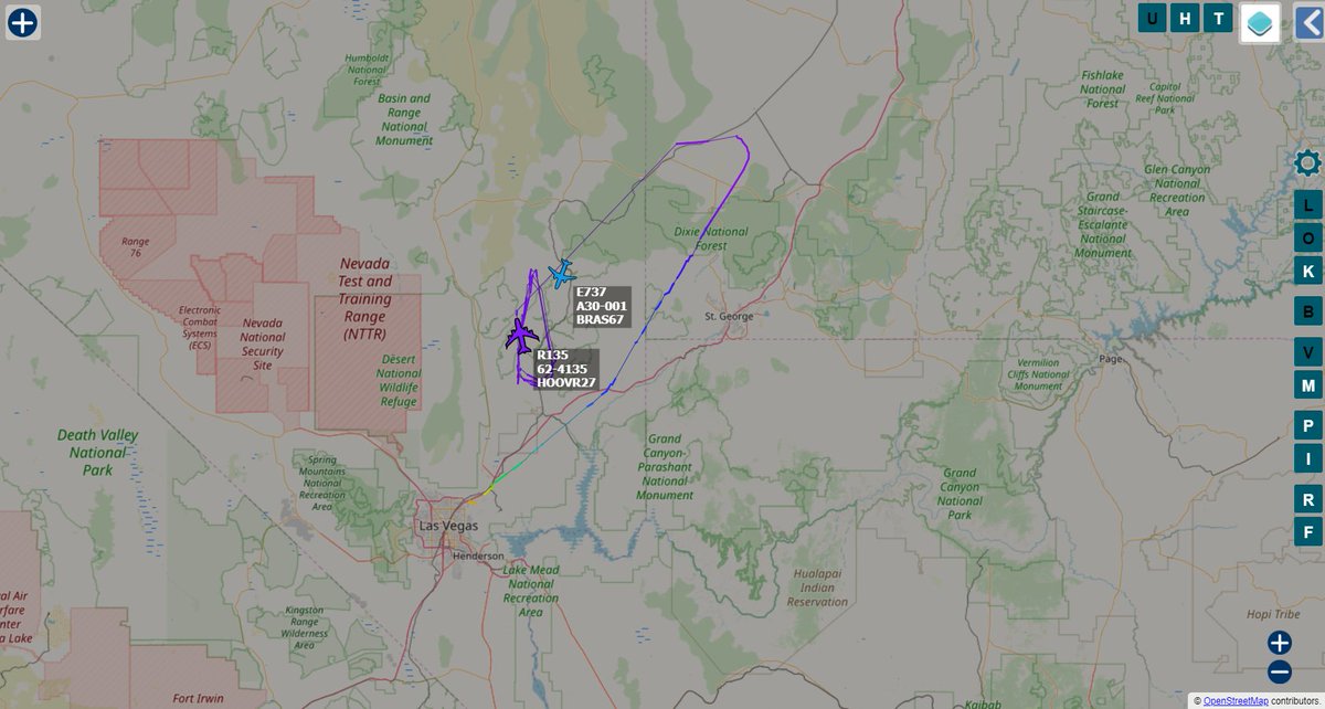 Andy007_SR_A's tweet photo. #USAF ๐บ๐ธ / #RAAF ๐ฆ๐บ
62-4135 / #AE01CB / #HOOVR27 / RC-135W
A30-001 / #7CF8F0 / #BRAS67 / E-7A
Working Exercise #RedFlag Ops #NellisAFB... https://t.co/QqkS2pUNv8