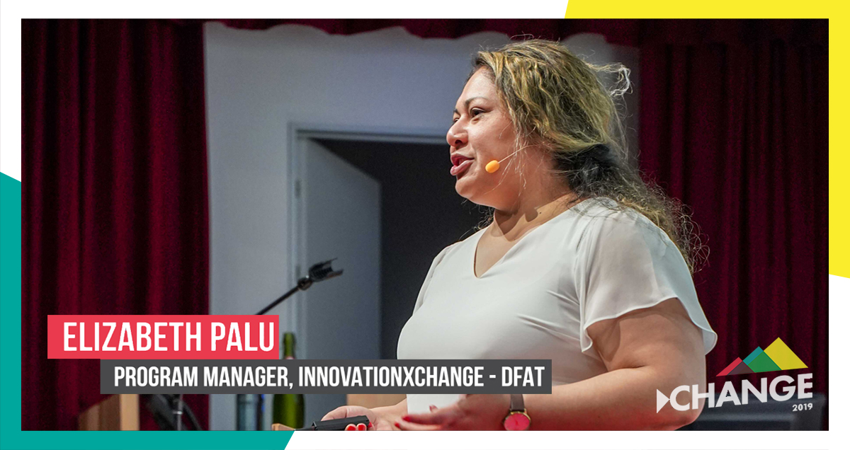 ChangeConfAU's tweet photo. In this #ChangeConf2019 keynote @elizapalu shares her real-life field experience on delivering a behaviour change campaign in Tonga &amp; different perspectives on managing behaviourally focused regional programs under DFAT's InnovationXchange (iXc)View👉https://t.co/mFqBL7HmDu https://t.co/DnWScbTvK3