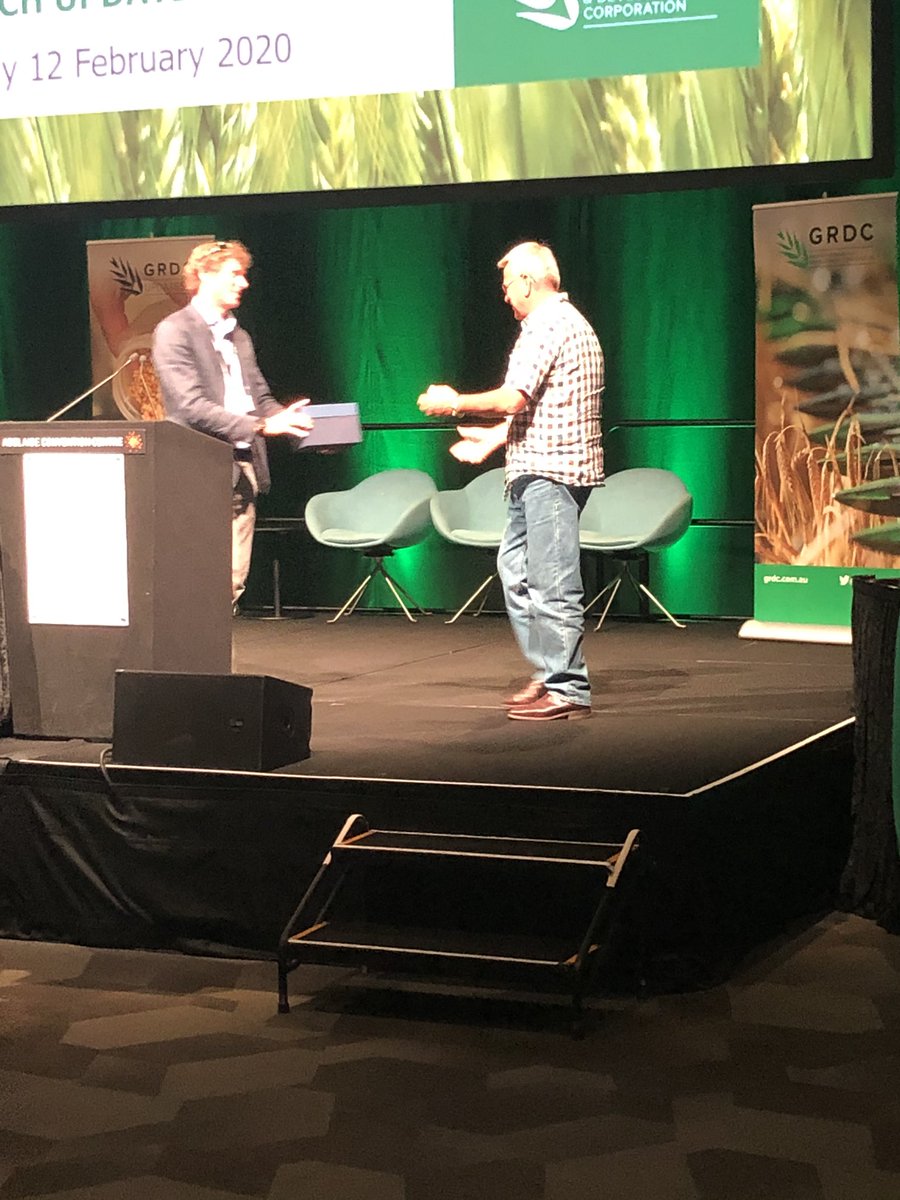 Bill Long wins the Seed of Light award. Congratulations <a href="/billlong4/">bill long</a> #grdcupdates <a href="/theGRDC/">GRDC</a> <a href="/JeanetteLong1/">Jeanette Long</a>