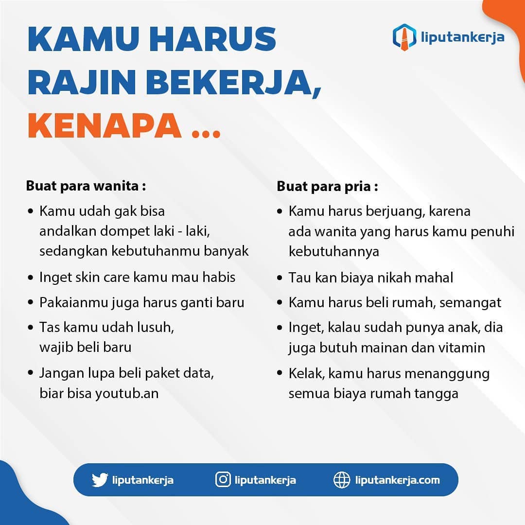#AbisMandiKu yaa berangkat kerja lah.... Kalian kerja keras berangkat pagi pulang malam buat apa sih?

 *Jawaban positif yang diharapkan heheheh