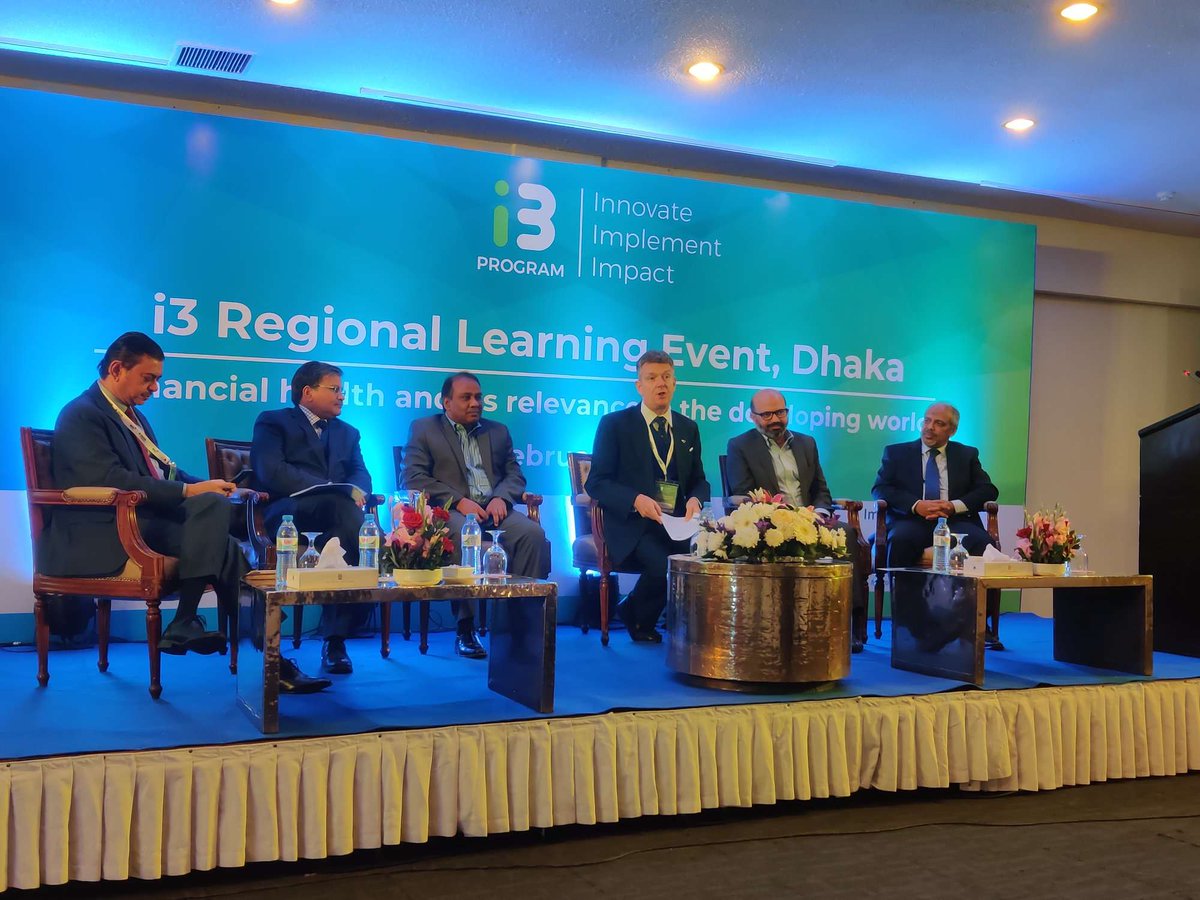 MicroSave's tweet photo. #Financialhealth allows us to answer the difficult question of #financialinclusion for what? Md. Mezbaul Haque, General Manager, Payment Systems Department, @Bangladesh_Bank addressing at panel discussion @i3_program regional event #Dhaka today #i3Program #i3Bangladesh https://t.co/2An3DblG4o