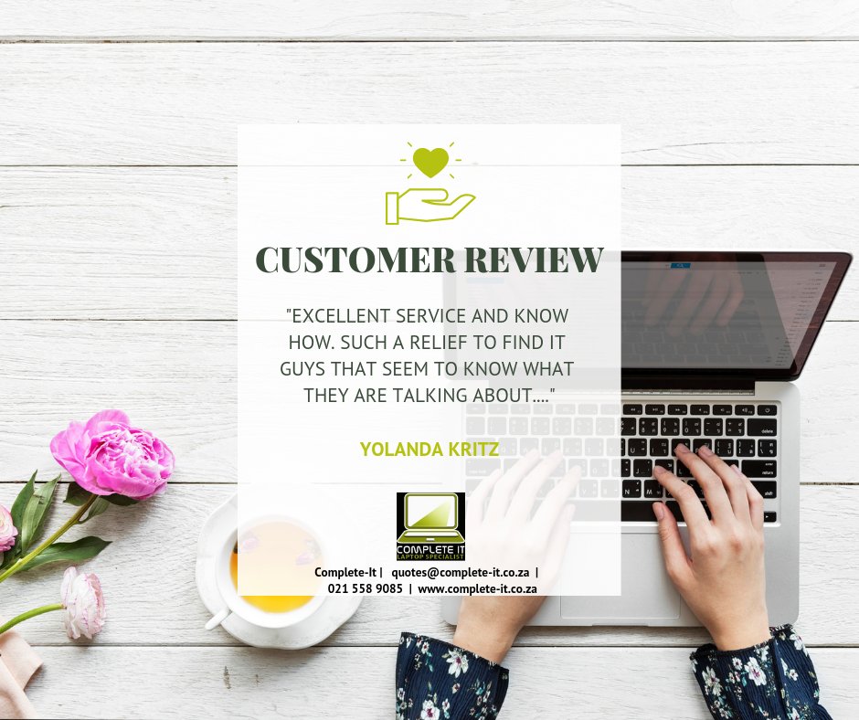CompleteITCT's tweet image. A great review on our Google Pages from a customer.  It's super to receive this feedback - we're always improving our business for our customers.  
#completeit #completeitsolutions #customerreview #servicereview #googlereview #completeservice #completereliability