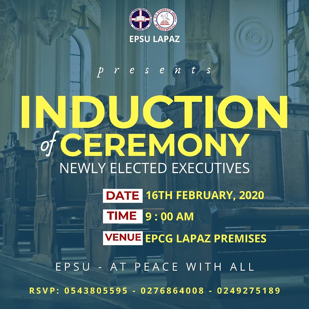 epsu_distb's tweet photo. https://t.co/wkwuoKXFmA

It's the Induction Ceremony of Newly Elected Executives of EPSU Lapaz.

Come one, come all🥰 https://t.co/yur49wGucB