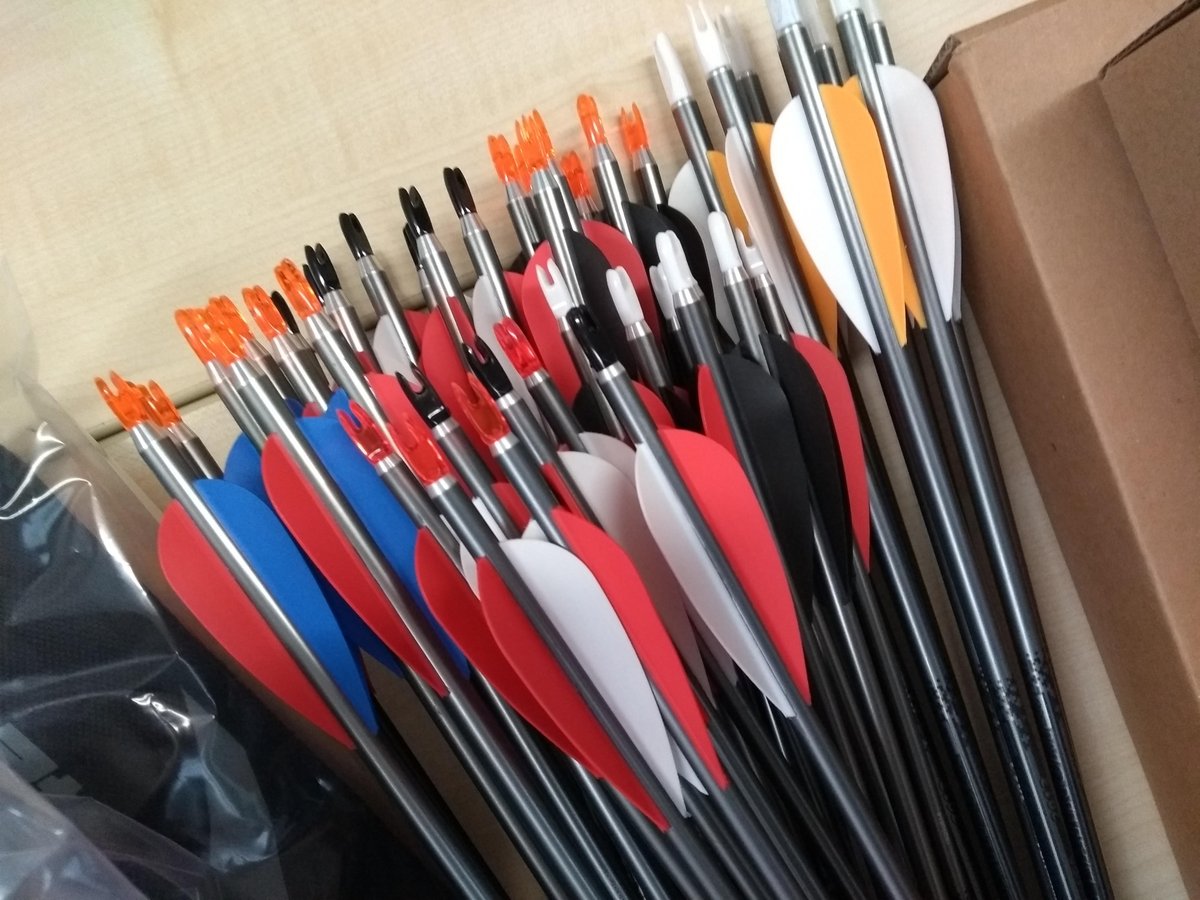 IndigoArchery's tweet photo. Looking forward to a busy tuning session this week with UoB Archery and getting lots of their new members up and running with their new kit.

Lots of arrows in some fantastic colours....can you spot yours 😉 (we still have a few more to finish)

#uobarchery #wearebristol #archery https://t.co/NiHkeqoO8y