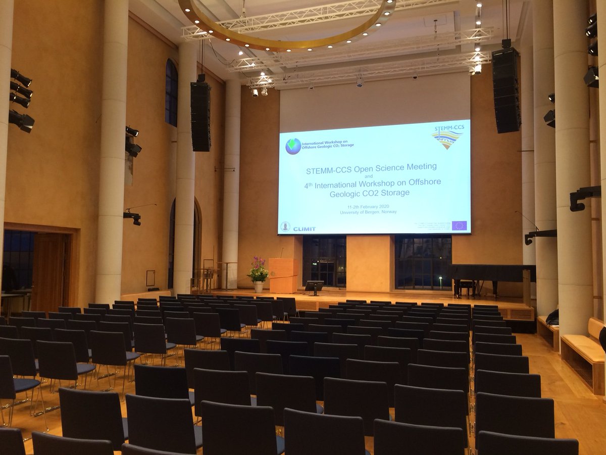 Ready to go here in Bergen - our final project meeting, held in conjunction with IEAGHG's 4th Offshore Geologic CO2 Storage Workshop. Where did the last 4 years go?!