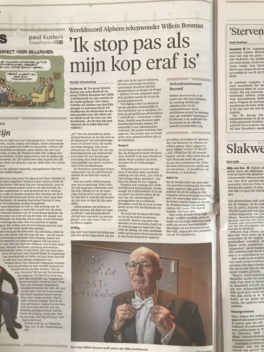 ERoodhart's tweet photo. #Held! “Ik stop pas als mijn kop eraf is”... https://t.co/6cv2CkPsd4