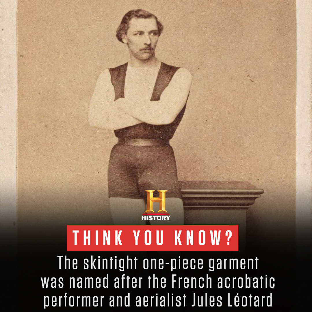 HistoryAsia's tweet photo. French acrobatic performer and aerialist Jules Léotard was not only famed for his acrobatic stunts across of Europe, but also for the invention of the leotard. The garment enabled the performer to move freely, making the performance of stunts easier. #ThinkYouKnow https://t.co/jzmSRKDChf