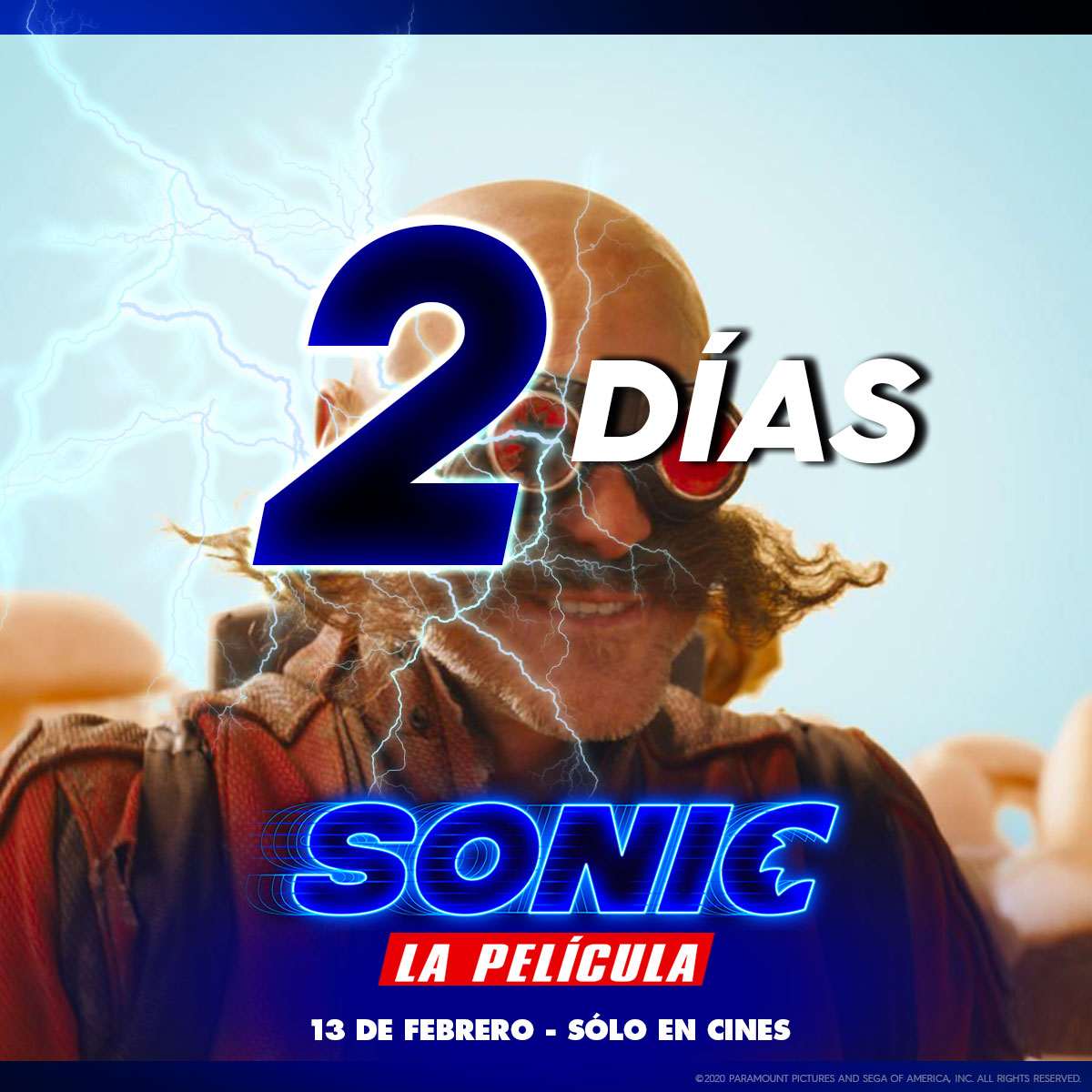 CinescalasOk's tweet photo. En #2Días sus planes no fallarán.
#SonicTheHedgehog #SonicMovie. 🌀⚡️👟

#Cinescalas. https://t.co/GJ6kci0f3B