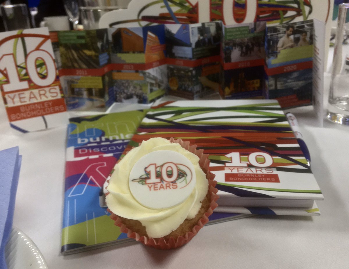 creativ3council's tweet photo. Lots of #branded goodies at #burnleybondholders tenth anniversary this morning. Design by us @creativ3council and some smashing print by @PSP_Print https://t.co/8qLezcwdR8