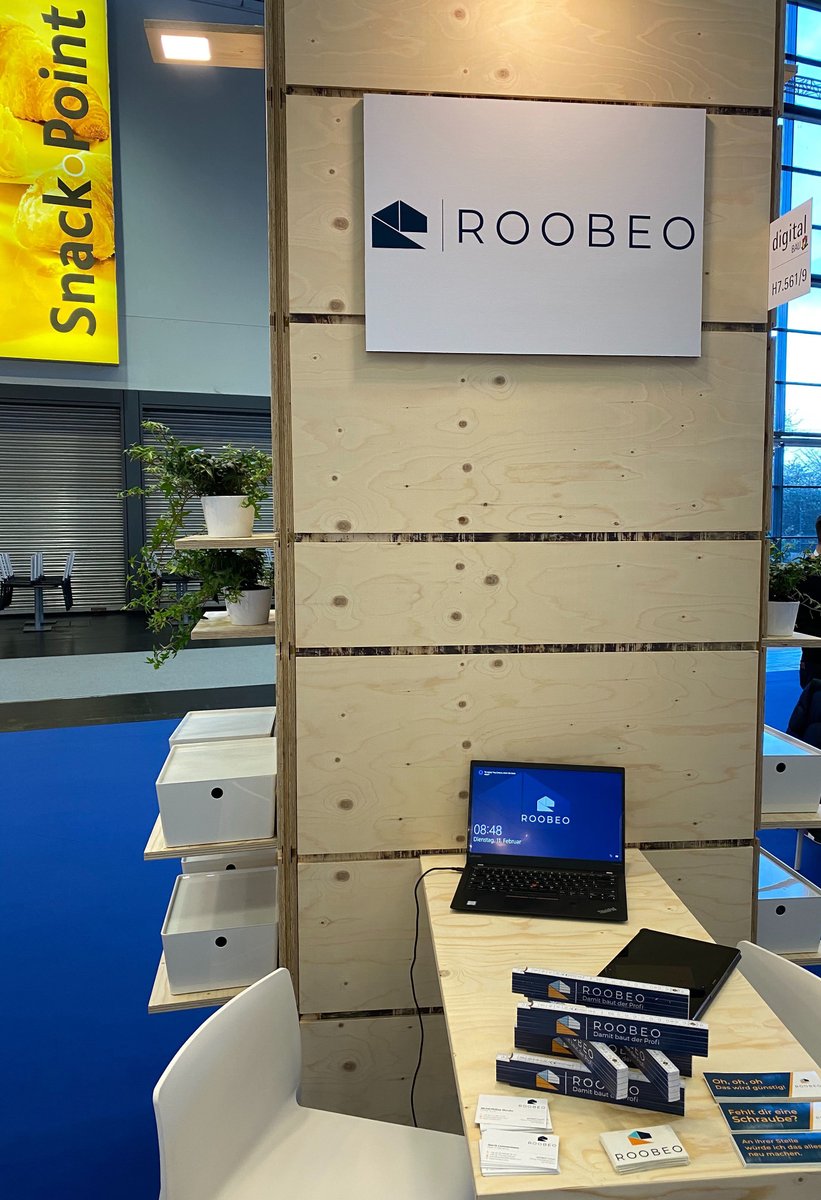 ROOBEO auf der <a href="/digital_bau/">digitalBAU</a> in #köln. Um 9:30 Uhr geht es los. Wir freuen uns auf Ihren Besuch am Stand H7.561/9 (Halle 7). Gemeinsam digitalisieren wir die Baubranche! #digitalBau #digitaleshandwerk <a href="/Koelnmesse/">Koelnmesse GmbH</a>