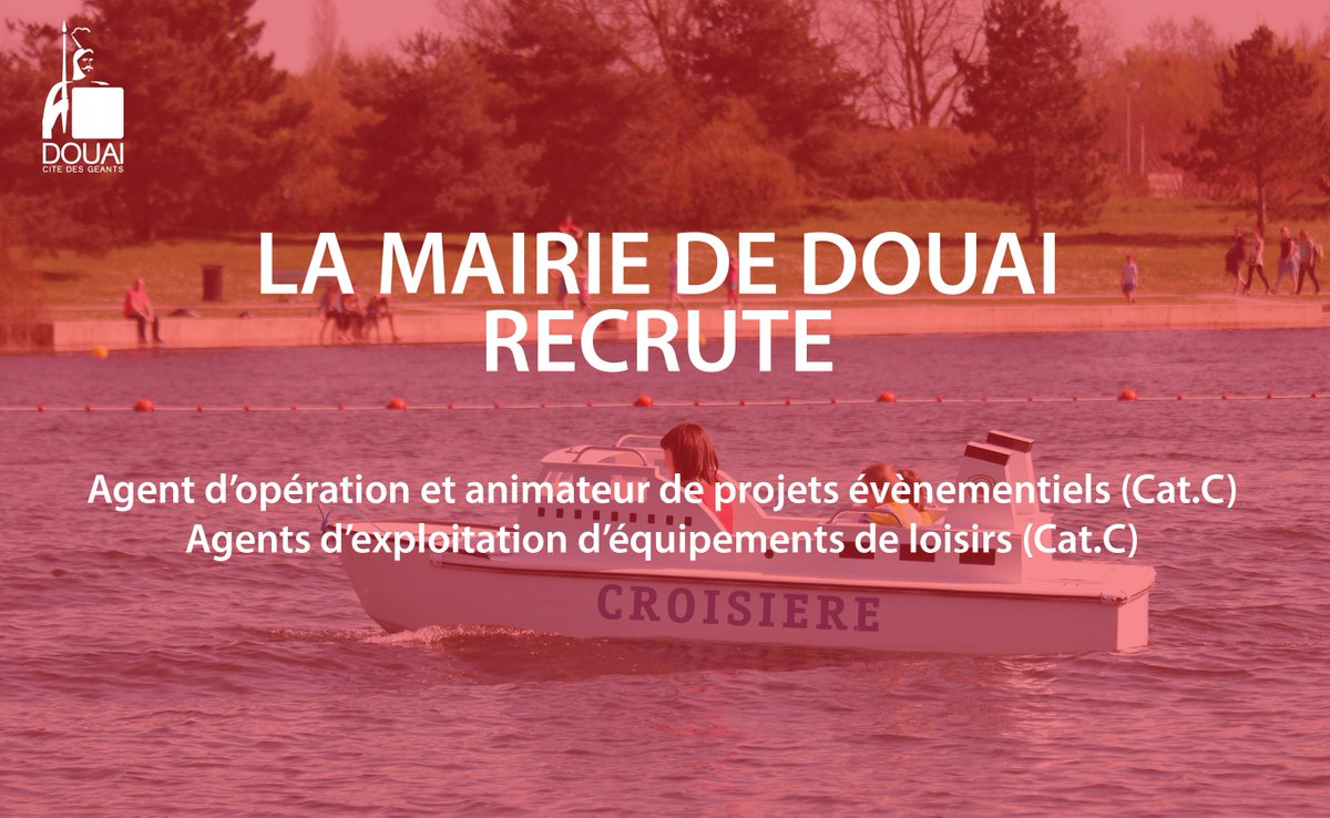 Ville de Douai (@villedouai) on Twitter photo #Emploi 📍 La <a href="/villedouai/">Ville de Douai</a> recrute pour son parc de loisirs
▶ Agent d'opération et animateur de projets évènementiels: ville-douai.fr/download/DRH/2…
▶ Agents d'exploitation d'équipements de loisirs: ville-douai.fr/download//2020… #Emploi 📍 La <a href="/villedouai/">Ville de Douai</a> recrute pour son parc de loisirs
▶ Agent d'opération et animateur de projets évènementiels: ville-douai.fr/download/DRH/2…
▶ Agents d'exploitation d'équipements de loisirs: ville-douai.fr/download//2020…