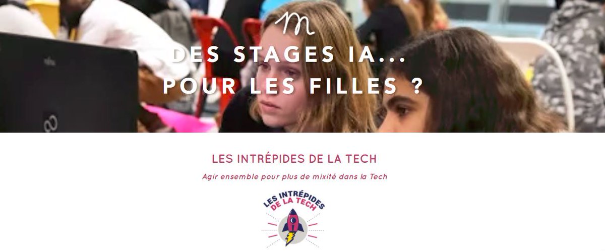 Région Île-de-France (@iledefrance) on Twitter photo #MardiConseil 🔎 La #RégionIDF s’engage pour les filles dans la #Tech 🚀 Lycéennes et collégiennes, découvrez #LesIntrépidesDeLaTech, un stage #IA gratuit et réservé aux filles, en partenariat avec <a href="/MagicMakersAt/">Magic Makers</a> 📌 RDV ce 14 février. Inscriptions ➡️ info.magicmakers.fr/les-intrepides… #MardiConseil 🔎 La #RégionIDF s’engage pour les filles dans la #Tech 🚀 Lycéennes et collégiennes, découvrez #LesIntrépidesDeLaTech, un stage #IA gratuit et réservé aux filles, en partenariat avec <a href="/MagicMakersAt/">Magic Makers</a> 📌 RDV ce 14 février. Inscriptions ➡️ info.magicmakers.fr/les-intrepides…