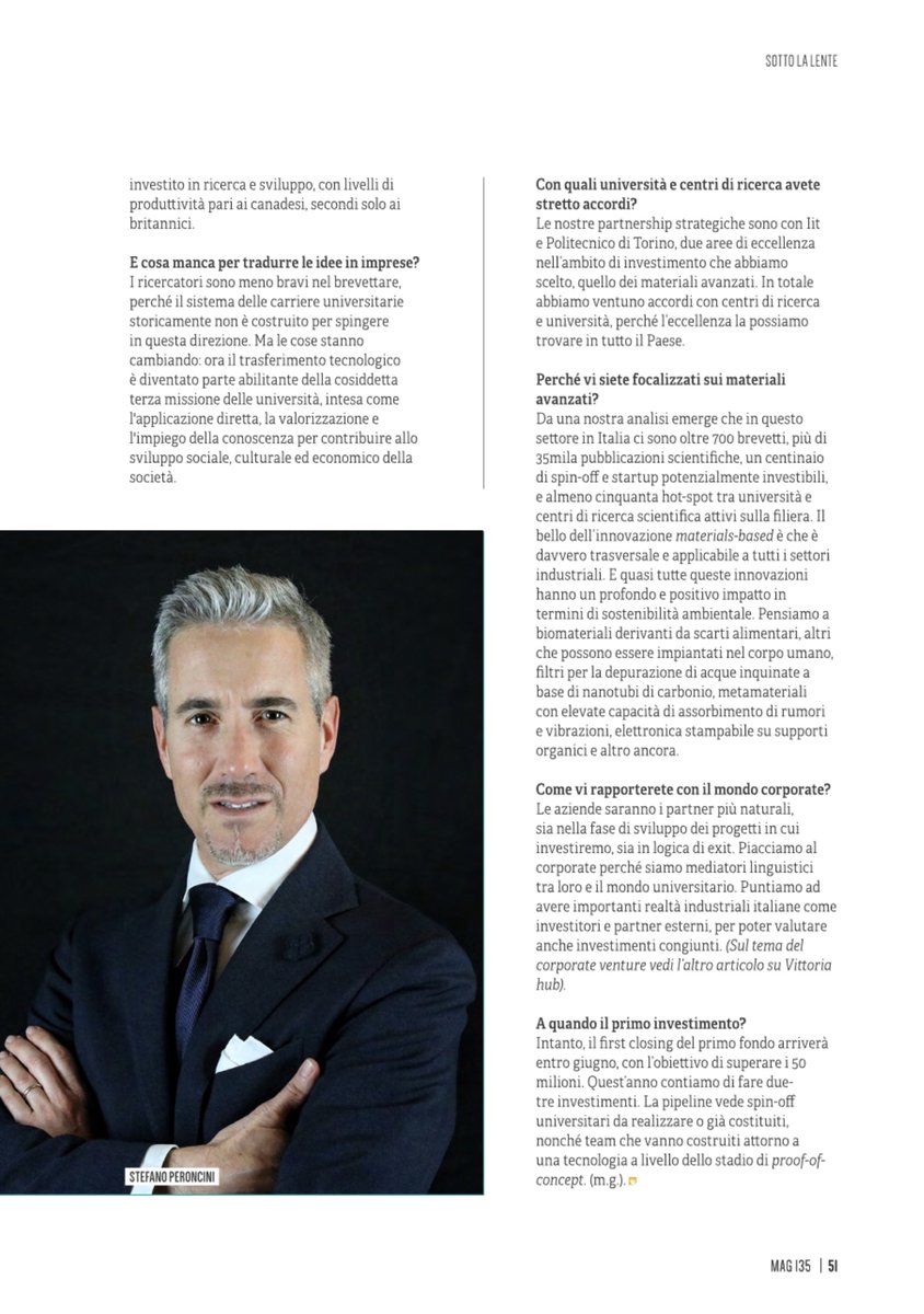 EurekaVenture's tweet photo. Questo mese su #MAG di @finance_commu @speroncini racconta il progetto #Eureka, la mission della società, il focus di investimento e le partnership con il mondo della ricerca scientifica italiana #venturecapital #startup #deeptech #techtransfer #ITAtech @amati_anna @LuigiAmati2 https://t.co/fD14NxNMhF