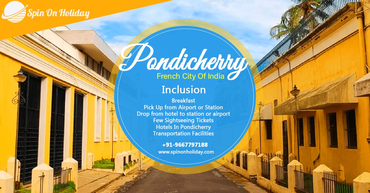 Get your Pondicherry travel package guided by @SpinOnHoliday. Find all details of Pondicherry Tourism at 9667797188 or Mail- info@spinonholiday.com
#pondicherrytourism #pondicherry #pondicherrytrip #tourpackages #travelpackages #budgettourpackage #tourism
spinonholiday.com/places/pondich…