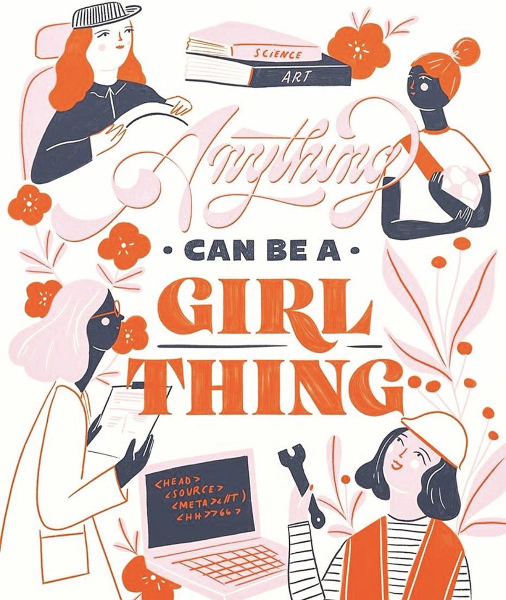 Anything can be a girl thing. Let’s do what makes us happiest 🙌🏻