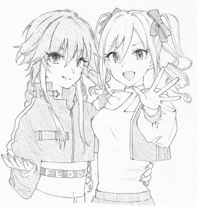 お題箱より飛鳥&amp;蘭子 