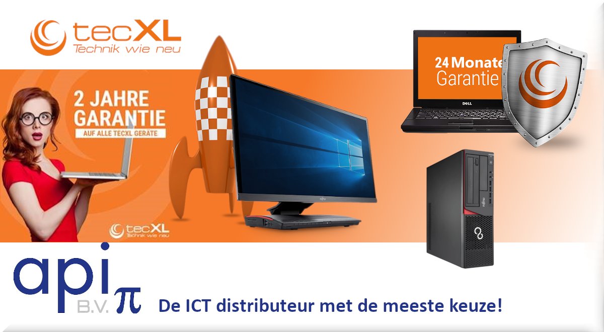 Vanaf heden biedt <a href="/TecXL/">tecXL</a>  op al haar refurbished producten een garantietermijn van 24 maanden. 
Zo goed kan refurbished zijn!