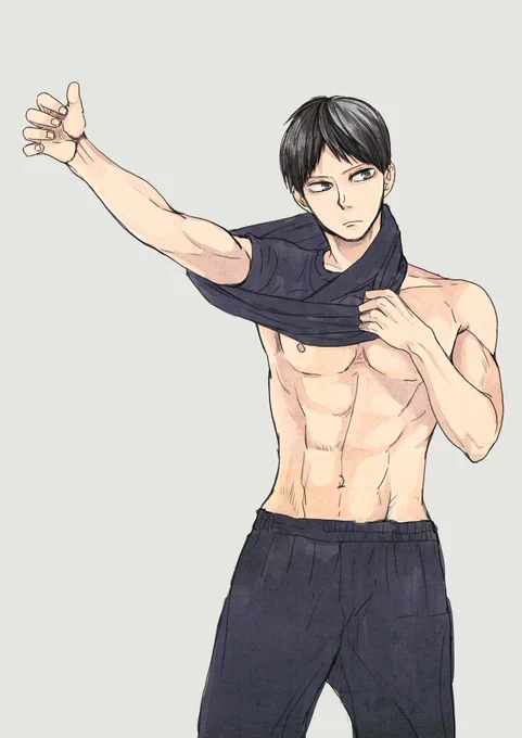表紙は明日!明日やるから、今は筋肉描かせてくれ!って筋肉ポーズ集見ながら描いたやつ
ホント、明日やるから…
今日は筋肉の気分だったんだ… 