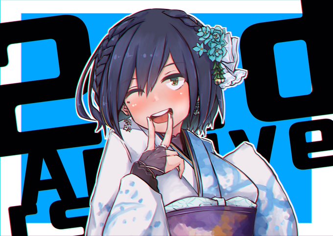 #凛Art 
遅くなりましたが
【祝2周年】 