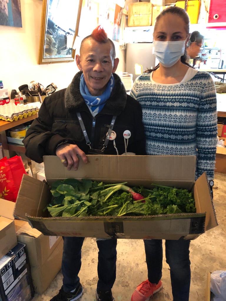 RCHKrdc's tweet photo. While you can’t do remote gardening and vegetables grow the matter what, we needed to tend to @RCHKschool #RCHKurbangarden to harvest our organic produce. With no customers to purchase the greens, it was donated to @impacthk for the benefit of the homeless. #heartofrchk #rchkpyp https://t.co/0SQ61BR3kz