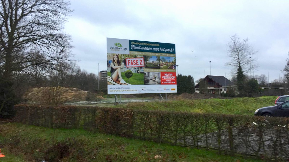 In #Oss gaat de tweede fase van het Componisten Kwartier in de verkoop. Wij plaatsten dit #projectbord om het publiek te informeren. Ook uw project onder de aandacht brengen? Kijk op projectbord.nl voor de mogelijkheden.