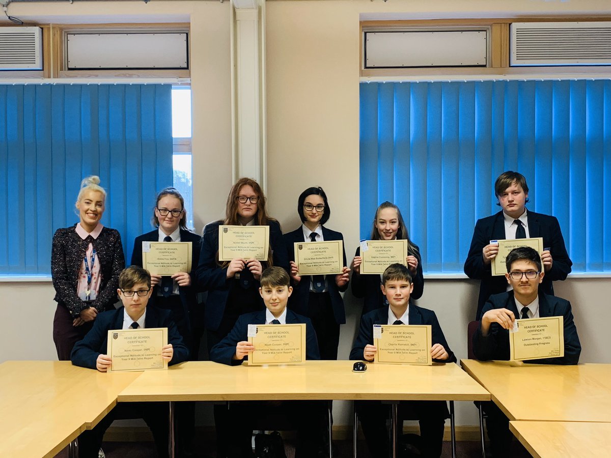 PATCarletonHigh's tweet photo. More Head of School certificates this morning for a variety of reasons for some of our amazing students following their mid term reports! #outstandingprogress #outstandingATL #welldoneeveryone https://t.co/VVWz6H7BAx