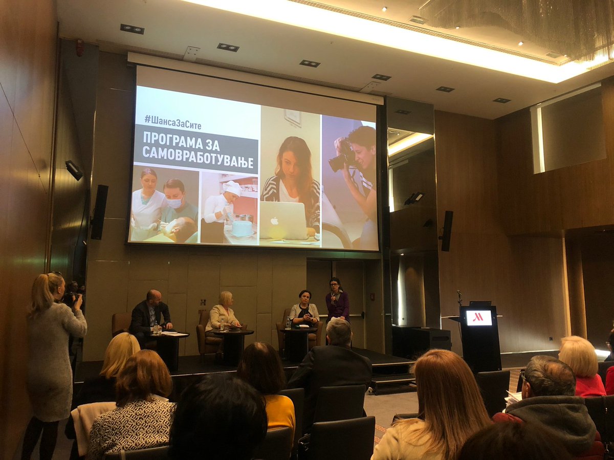 Great interest today @ Self-employment info meeting as participants from 30 #Employment Centers gathered to discuss challenges of the new programme cycle, especially in mapping local business potentials &amp; support further business growth #LeavingNoOneBehind #ШансаЗаСите <a href="/UNDPMK/">UNDP MK</a>