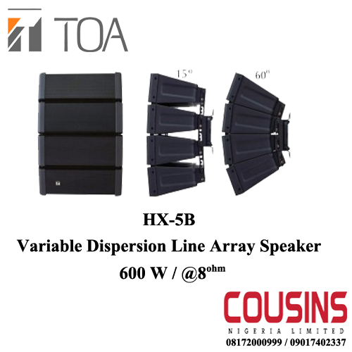 variable dispersion speaker