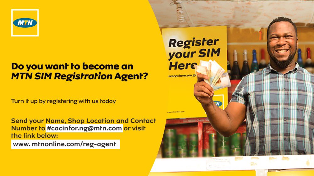 Image result for how to become mtn sim registration agent