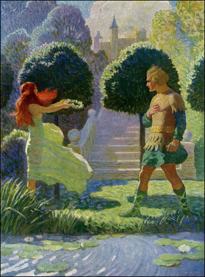 N.C. WyethOgier and Morgana, from Legends of Charlemagne