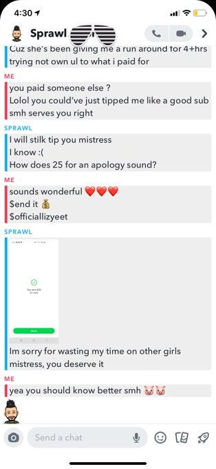 Smh these pathetic #paypigs never fucking learn, instead of tipping your mistress you got scammed, that&rsquo;s<a href="/tag/paypigs"class="tags">#paypigs</a><a href="/tag/findomme"class="tags"><span>#findomme</span></a><a href="/tag/paypigswanted"class="tags"><span>#paypigswanted</span></a>