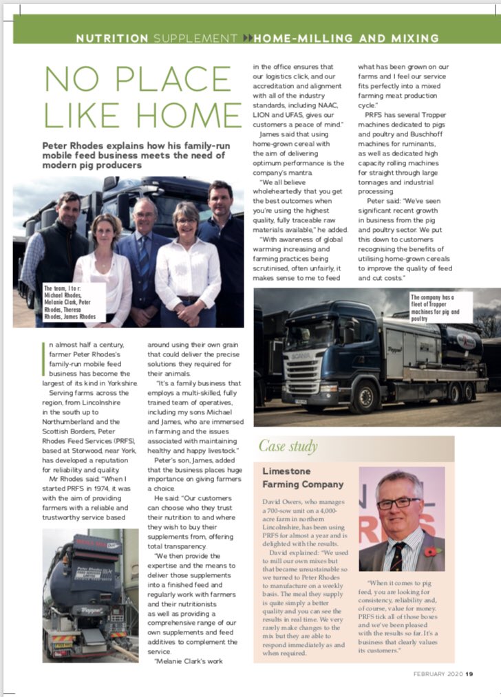 Here we are in Pig World magazine this month.  👍
