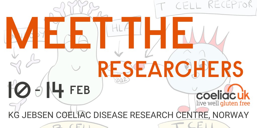 The live online Q&amp;A session with the Researchers at the @JCoDiRC, Norway starts at 11am this Friday! 

Do you have any Qs for the researchers? 

Post them below 👇 and they will get back to you during the chat!

#MeettheResearchers #CoeliacResearch