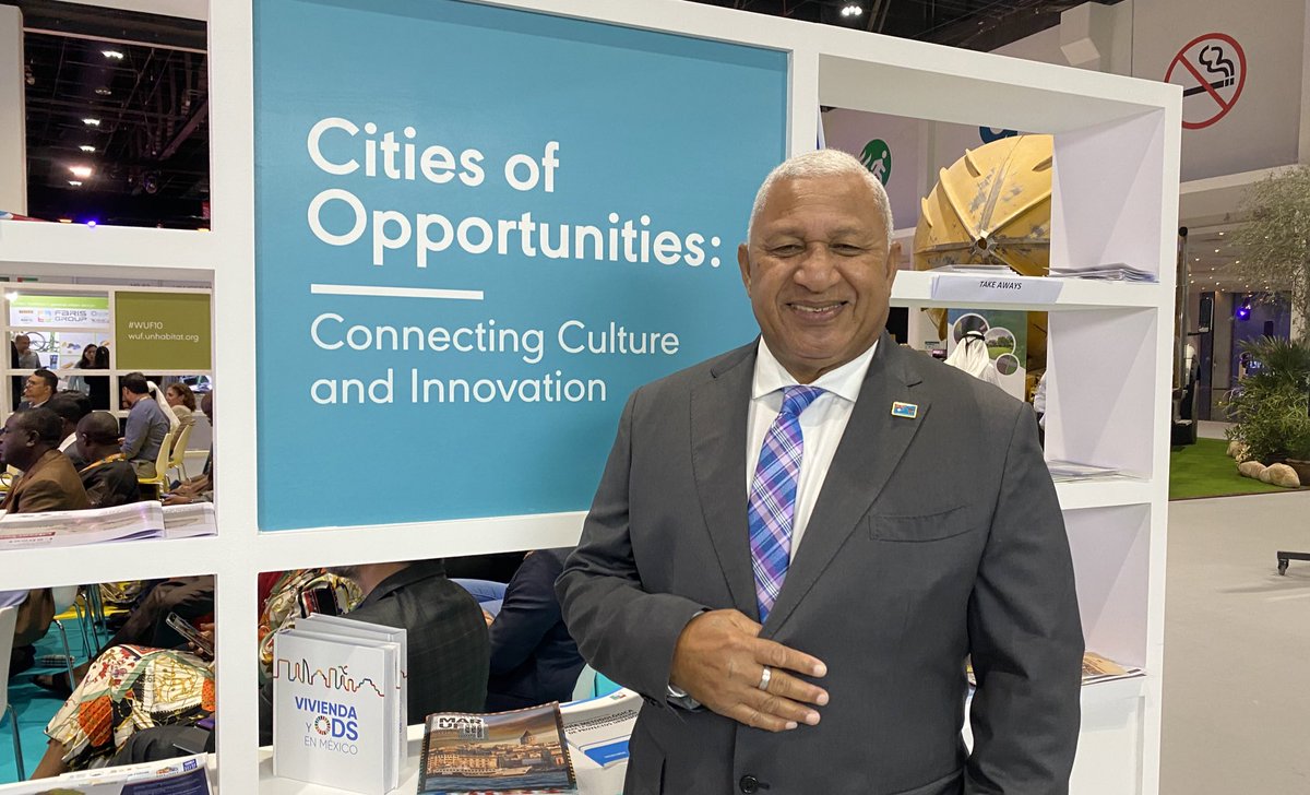 JVBainimaramafj's tweet photo. The global challenges of #poverty, #inequality and #climatechange can only be solved together – and cities are where we can win those battles. #WUF10 is extending recognition of that nexus to new corners of the globe! https://t.co/4nDbGpumFk