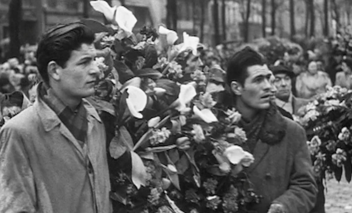 Gilles_Perret's tweet image. Ce 11 février est la date anniversaire du décès d&apos;Ambroise Croizat, bâtisseur de la #Sécu. Une vie consacrée à l&apos;intérêt général honorée par 1 million de personnes lors de ses obsèques. 
Alors que #Macron crée des angoisses pr les lendemains, Croizat voulait nous en débarrasser.